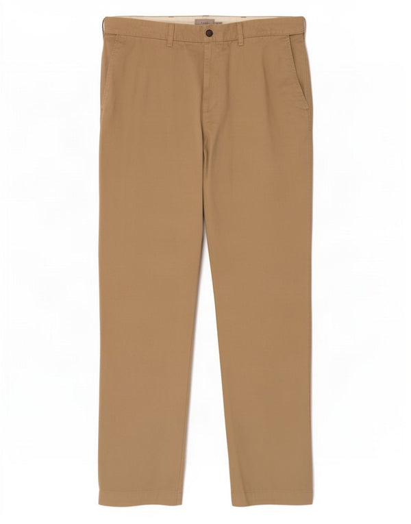 Marks & Spencer Pantalon Chino Droit Homme W42 L31 Coton Beige