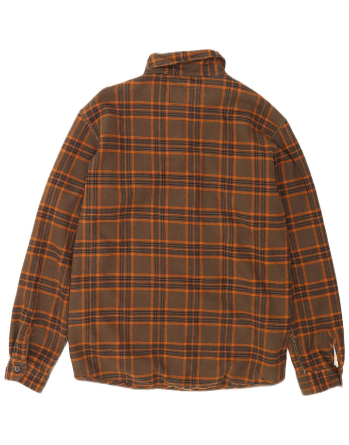 Carrera Chemise Lumberjack Flannel Homme Marron Moyen à Carreaux