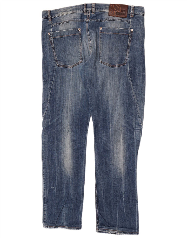 Moschino Jeans Slim Homme W38 L32 Bleu Coton Classique