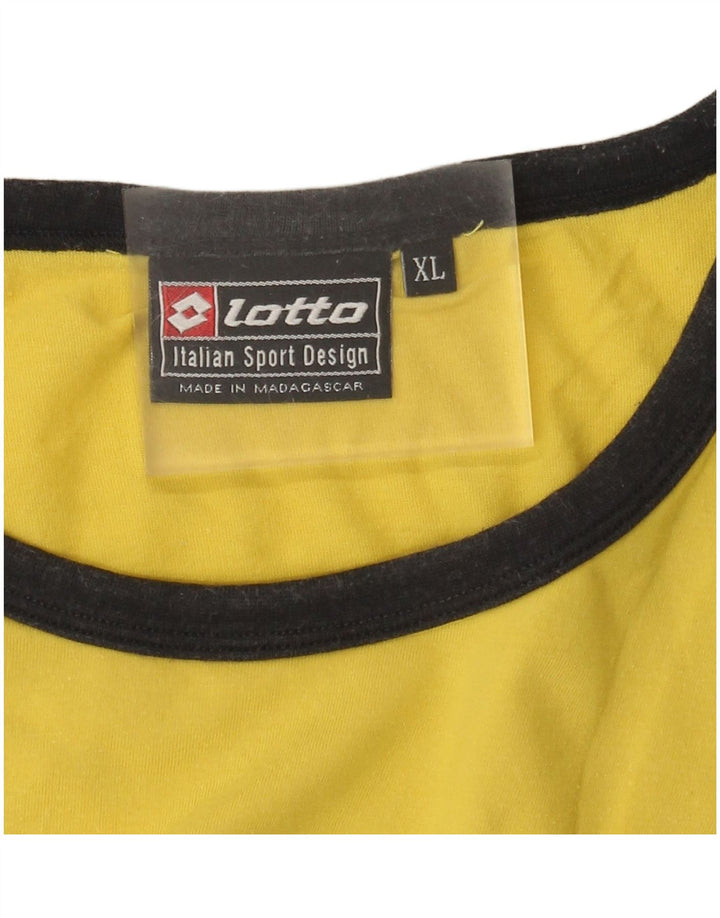 Lotto T-Shirt Homme Top XL Jaune