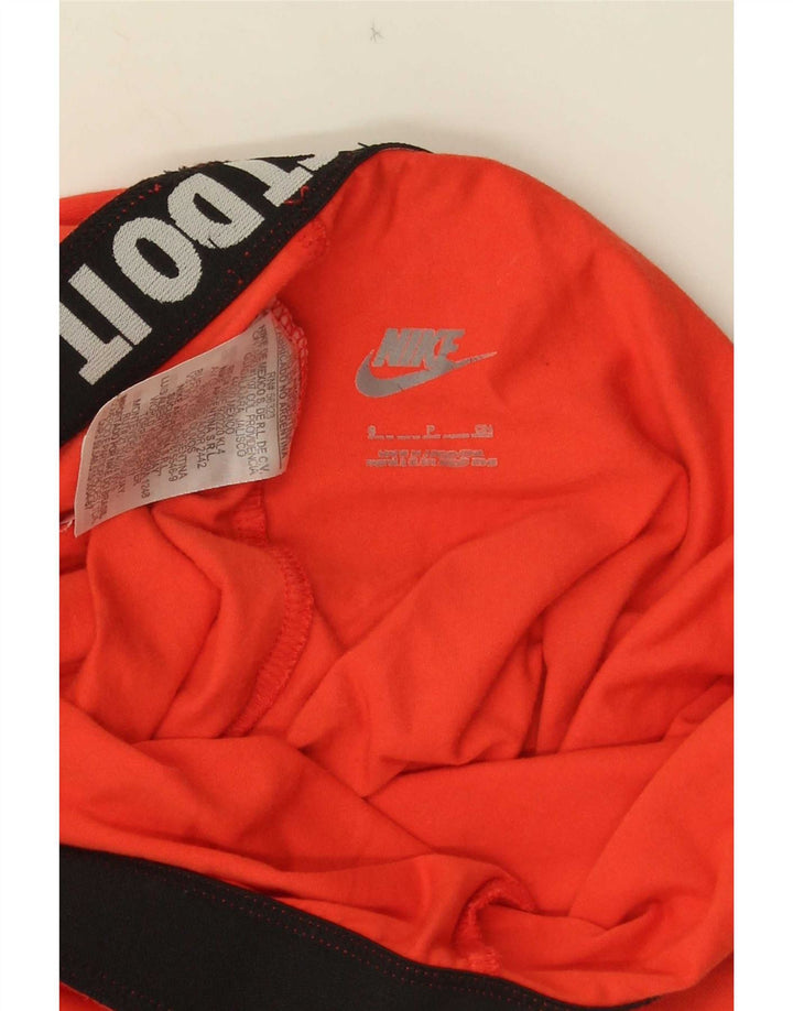 Nike Legging graphique pour femme UK 8 Petit coton orange
