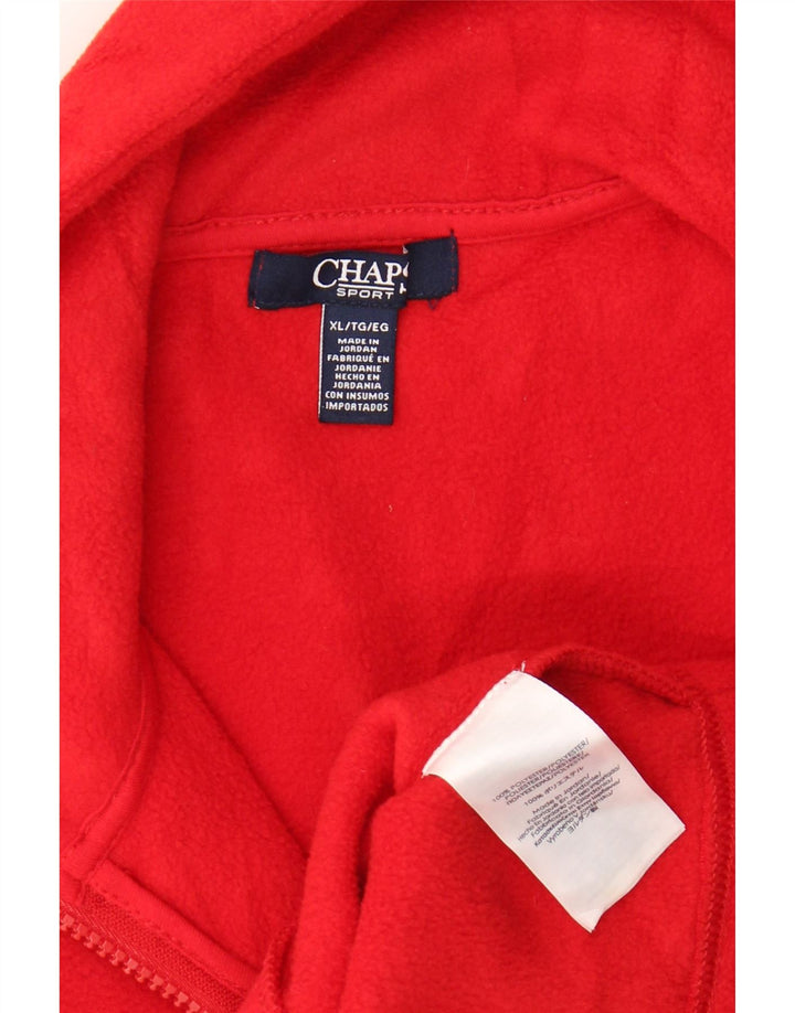 CHAPS Gilet Polaire Femme UK 18 XL Rouge Polyester