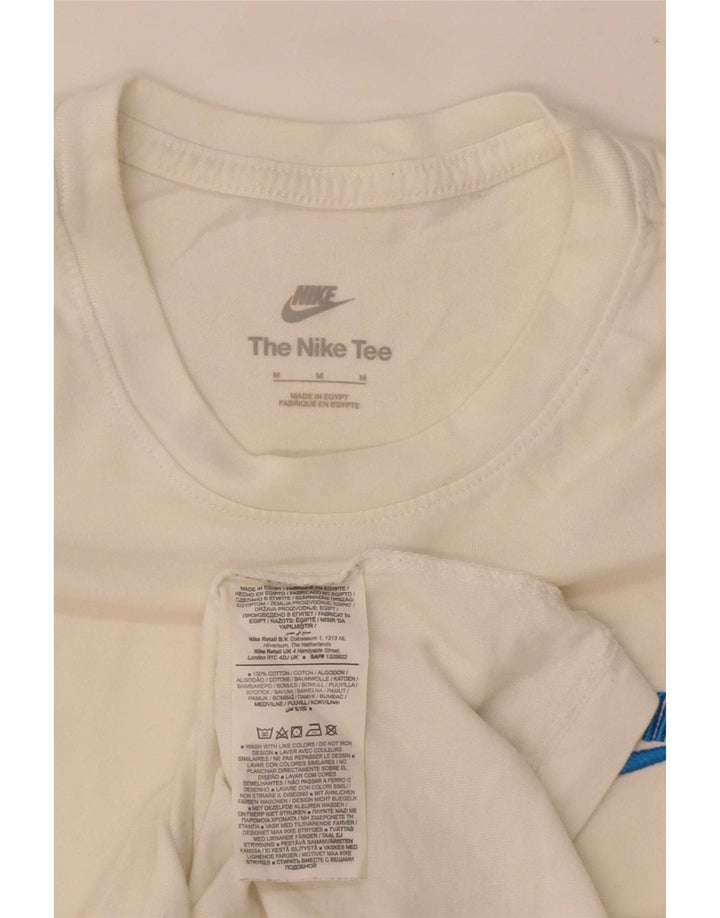 Nike T-shirt pour homme en coton blanc cassé moyen