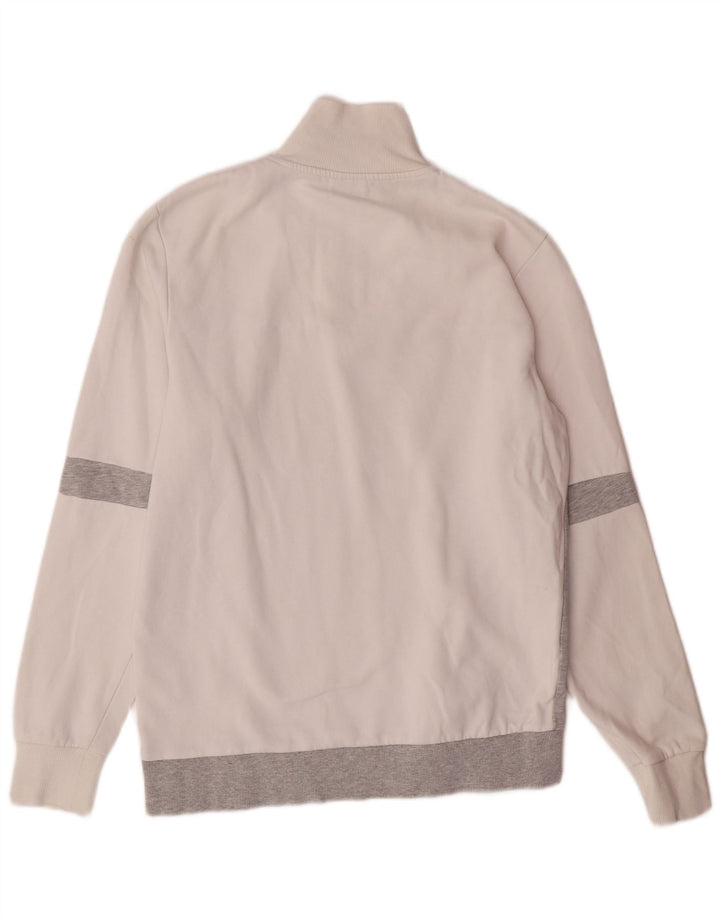 JACK & JONES Sweat-Shirt Graphique Homme Blanc Moyen Colourblock