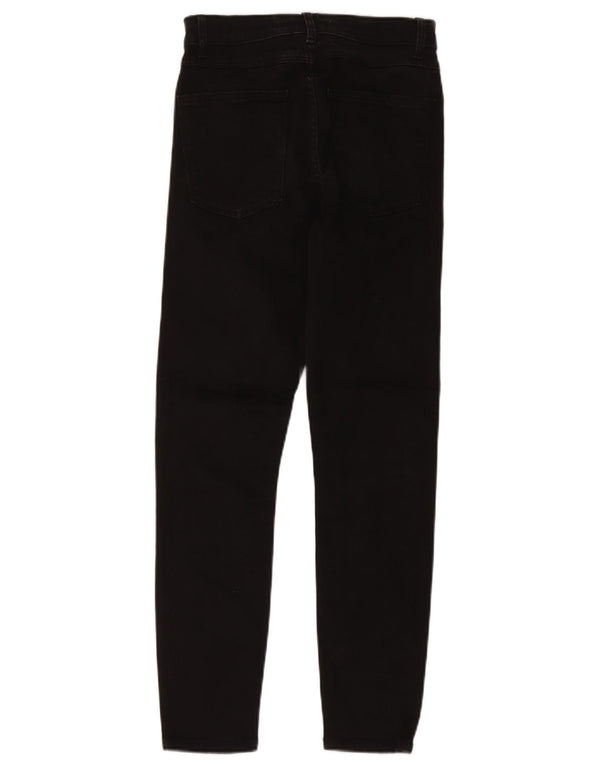 Zara Womens Skinny Jeans EU 38 Small W28 L27 Black Cotton