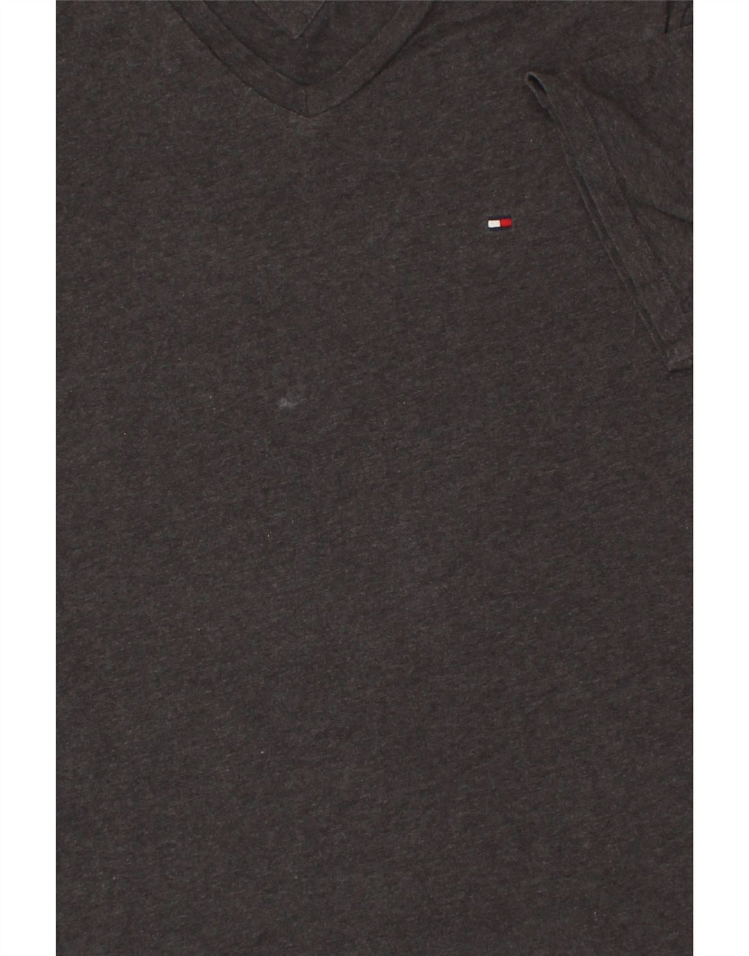 TOMMY HILFIGER Mens T-Shirt Top Medium Grey Vintage Tommy Hilfiger and Second-Hand Tommy Hilfiger from Messina Hembry 