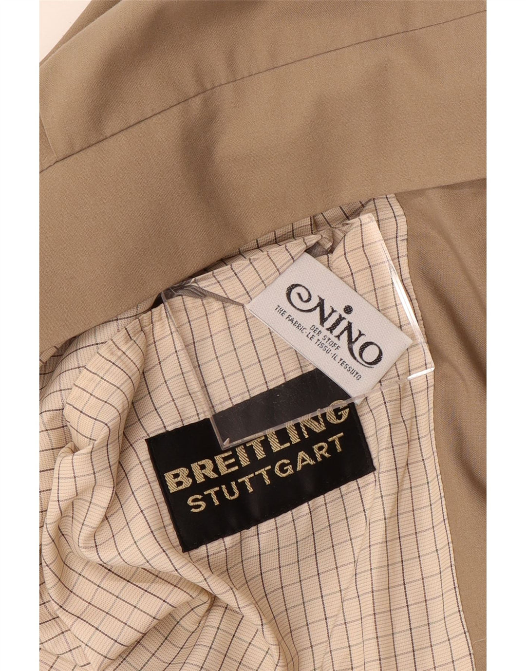 NINO Veste Bomber Homme UK 42 XL Beige Polyester