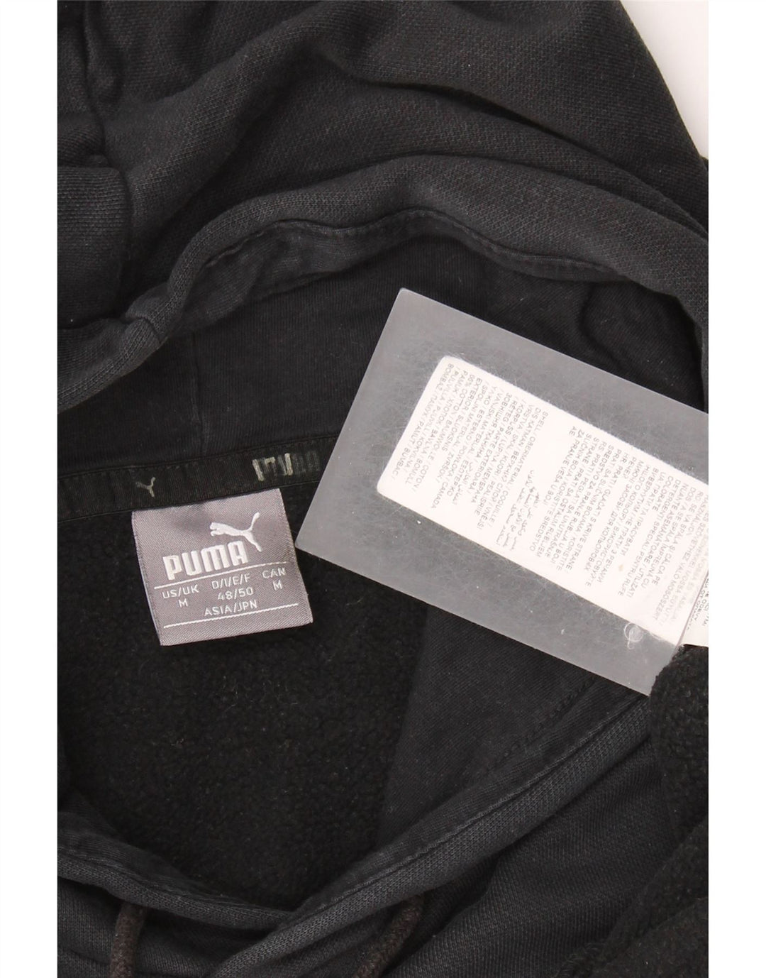 PUMA Sweat à Capuche Graphique Homme Noir Moyen Coton