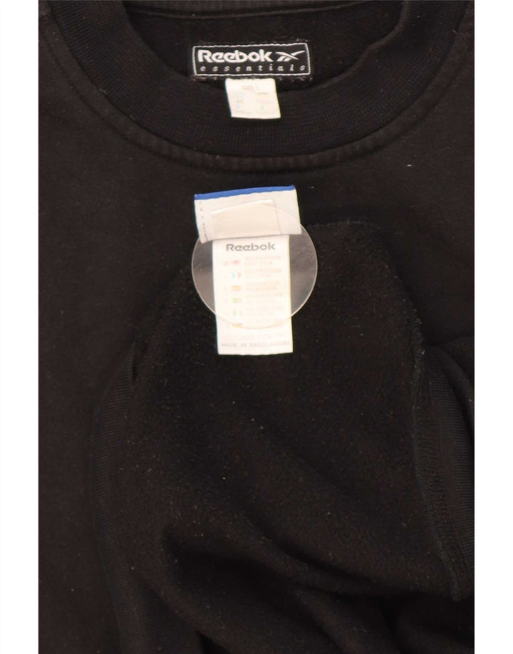 Reebok Sweat-shirt pour hommes Grand noir Polyester