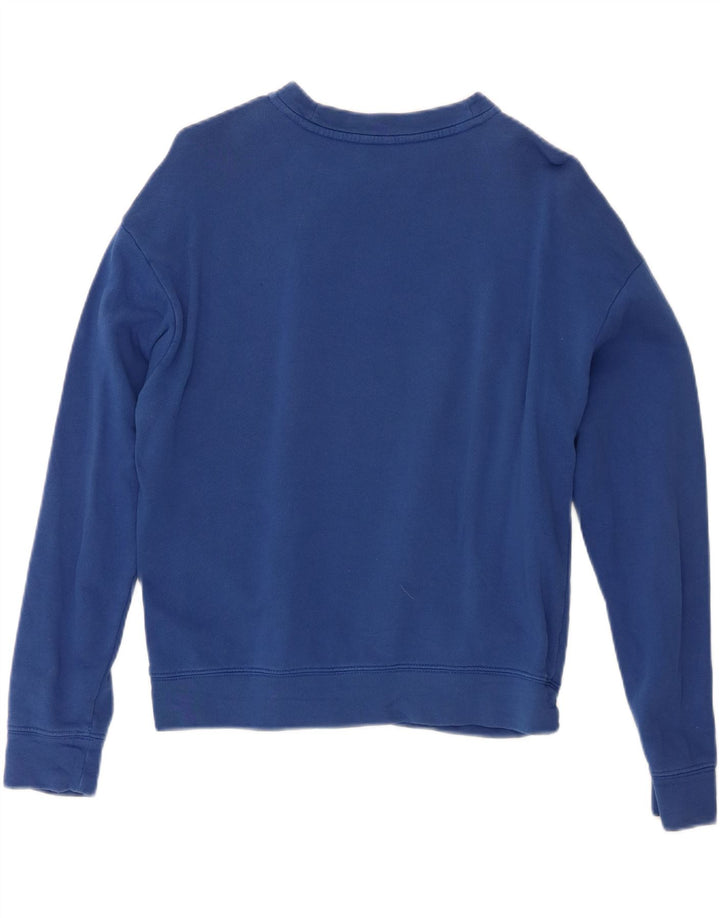 Tommy Hilfiger Sweat-shirt surdimensionné pour femme UK 10 Petit Bleu