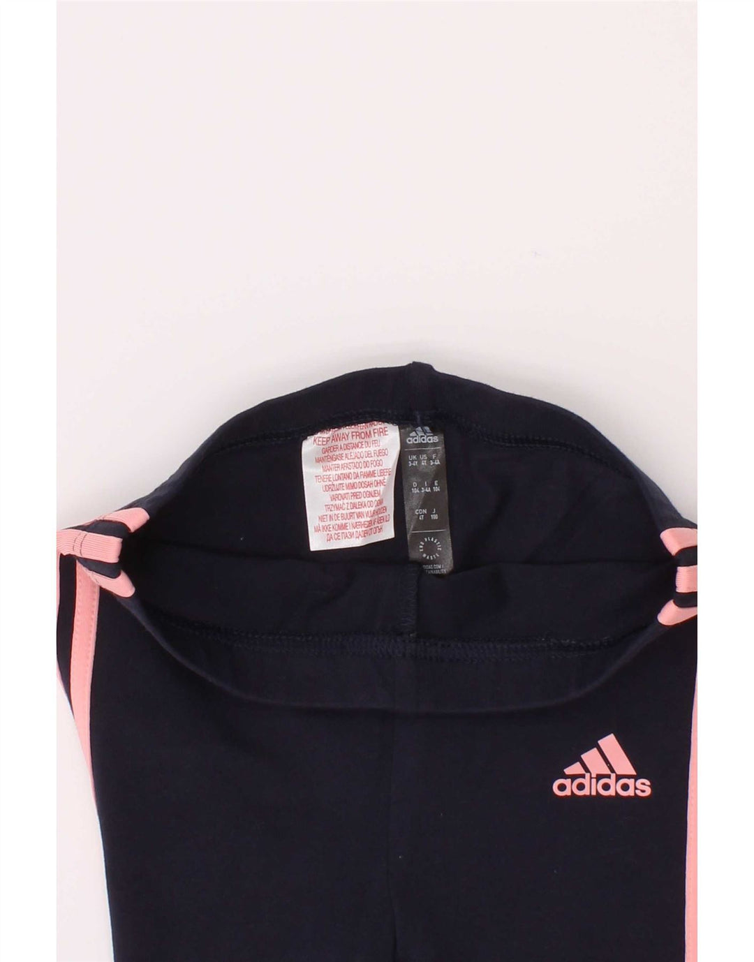 Adidas Leggings Fille 3-4 ans Bleu Marine