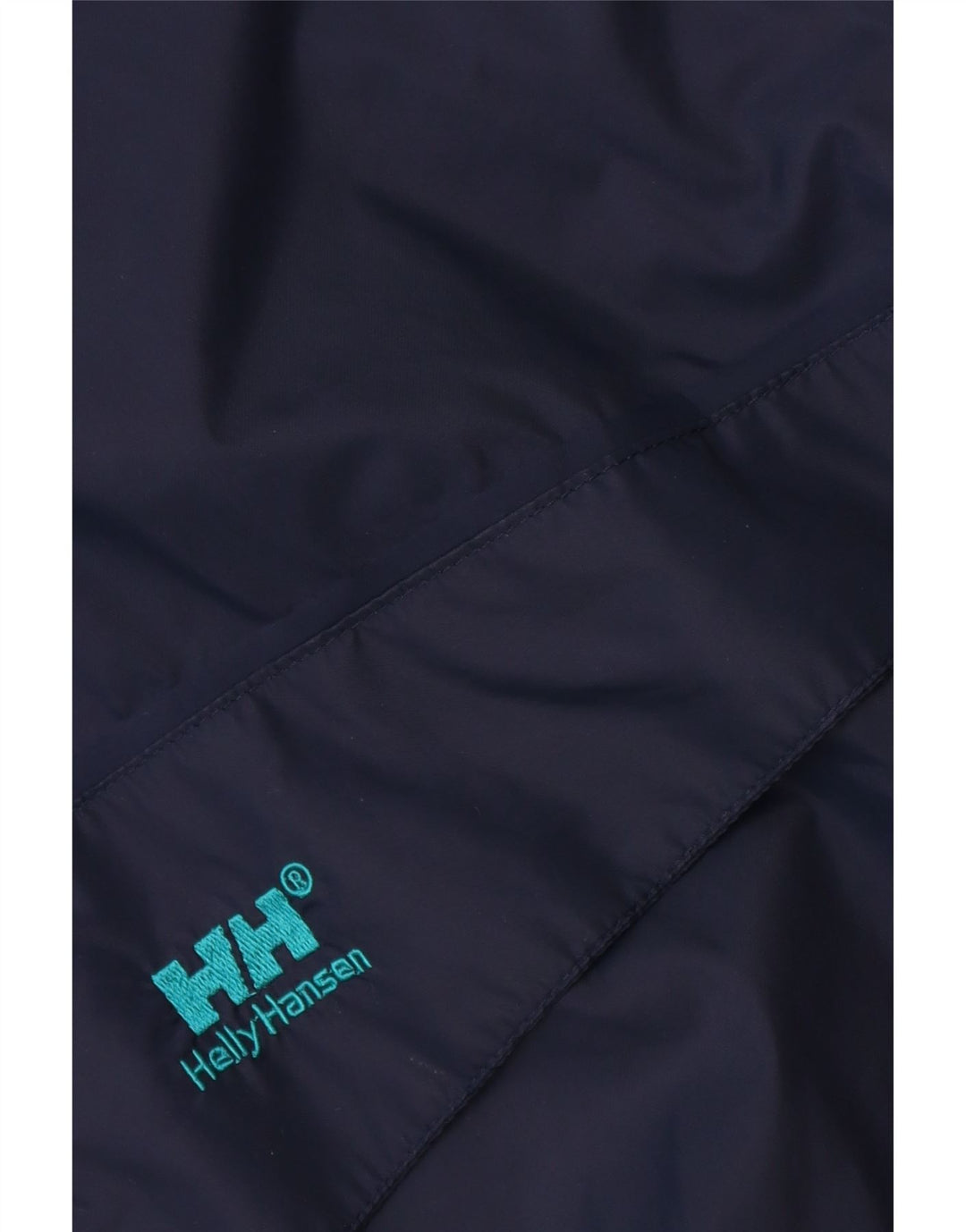 HELLY HANSEN Veste de pluie à capuche pour homme UK 42 XL Bleu marine Colourblock