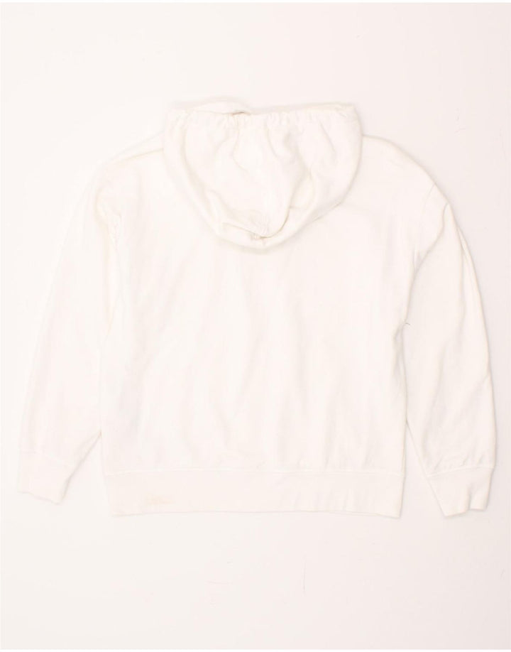 LEVI'S Mens Graphic Hoodie Jumper Medium White Cotton Vintage Levi's and Second-Hand Levi's from Messina Hembry 