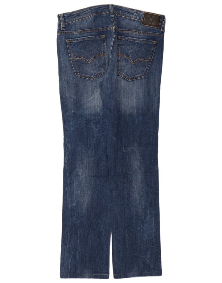 Guess Jean droit homme W34 L32 bleu coton