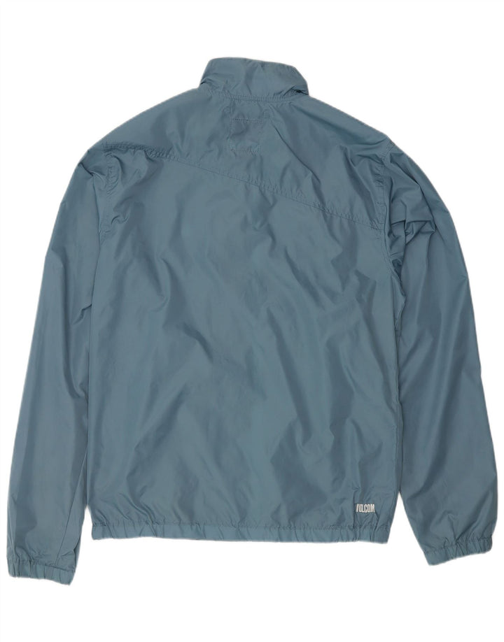 Volcom Veste de pluie pour homme UK 38 Medium Blue Nylon