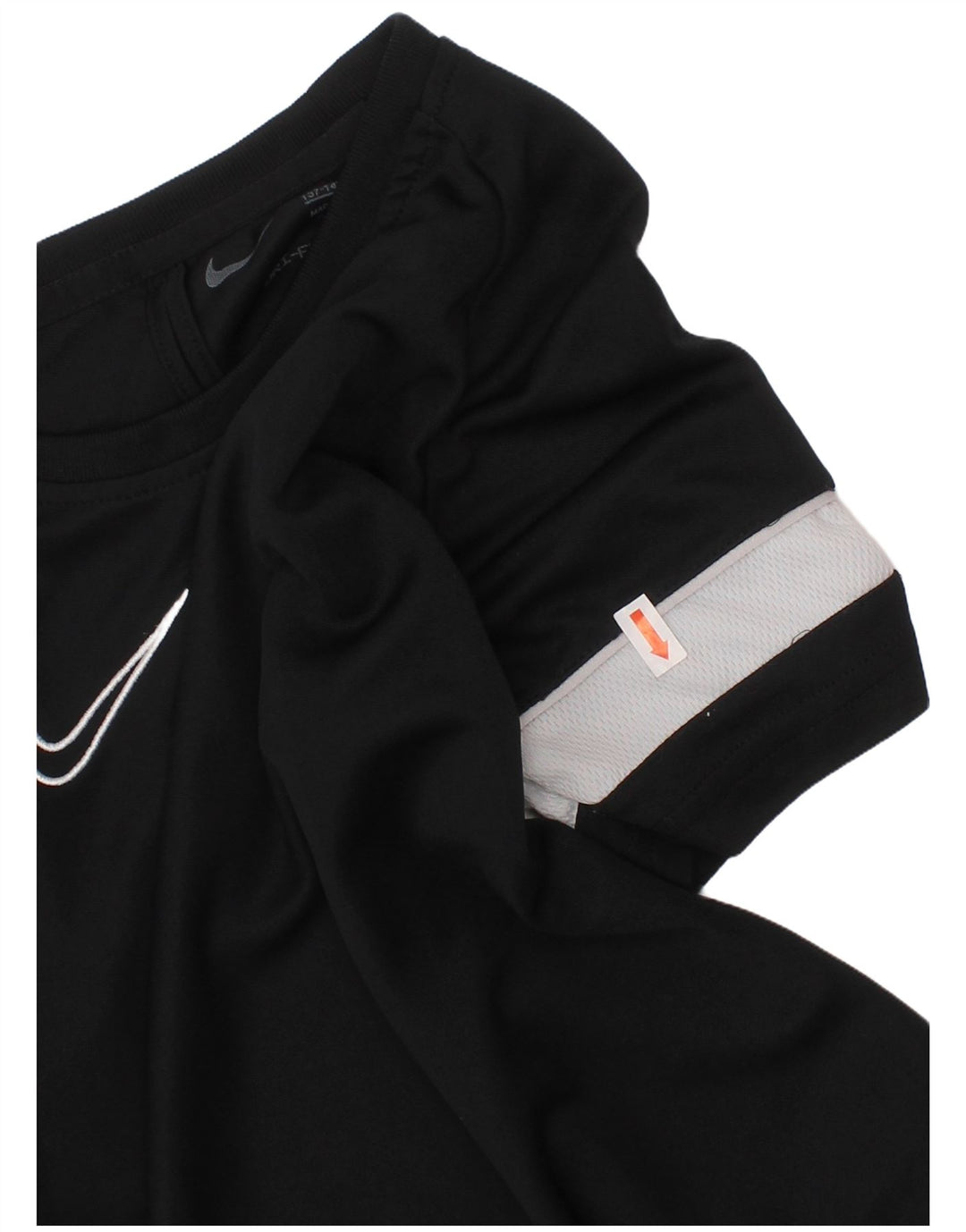 NIKE T-shirt Dri Fit pour garçon 10-11 ans Noir moyen colour block