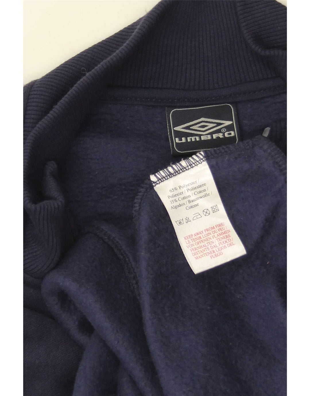 Umbro Veste de Survêtement Homme Large Bleu Marine Polyester