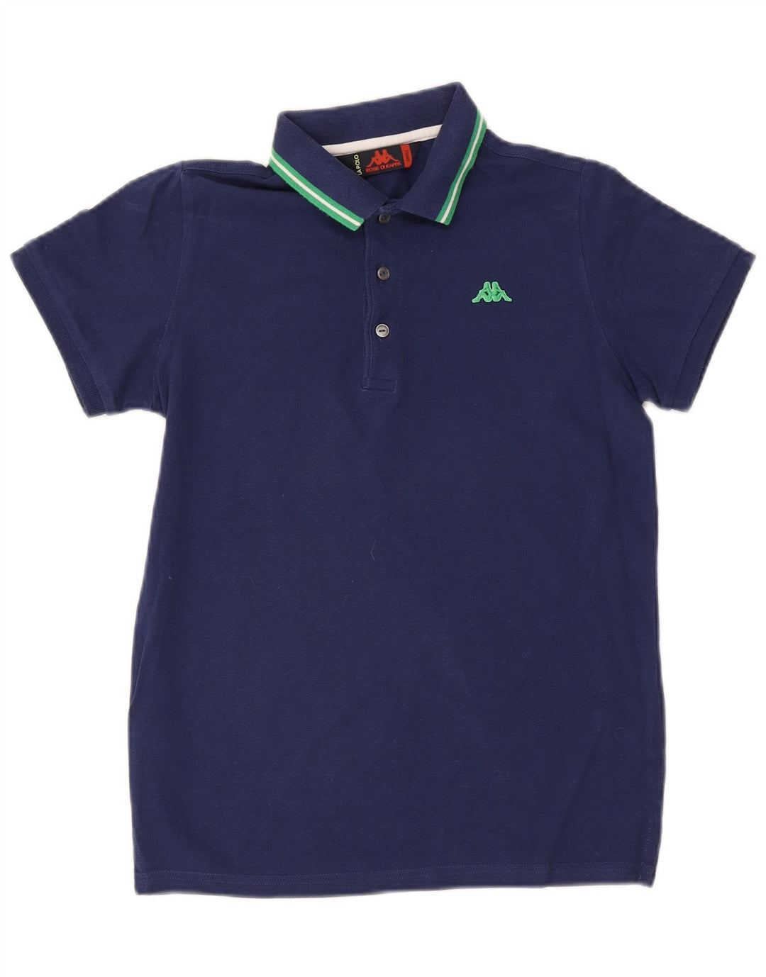 Kappa Polo Homme Petit Bleu Marine Coton
