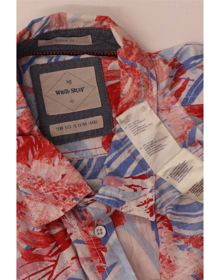 Chemise à manches courtes homme White Stuff XL multicolore floral hawaïen