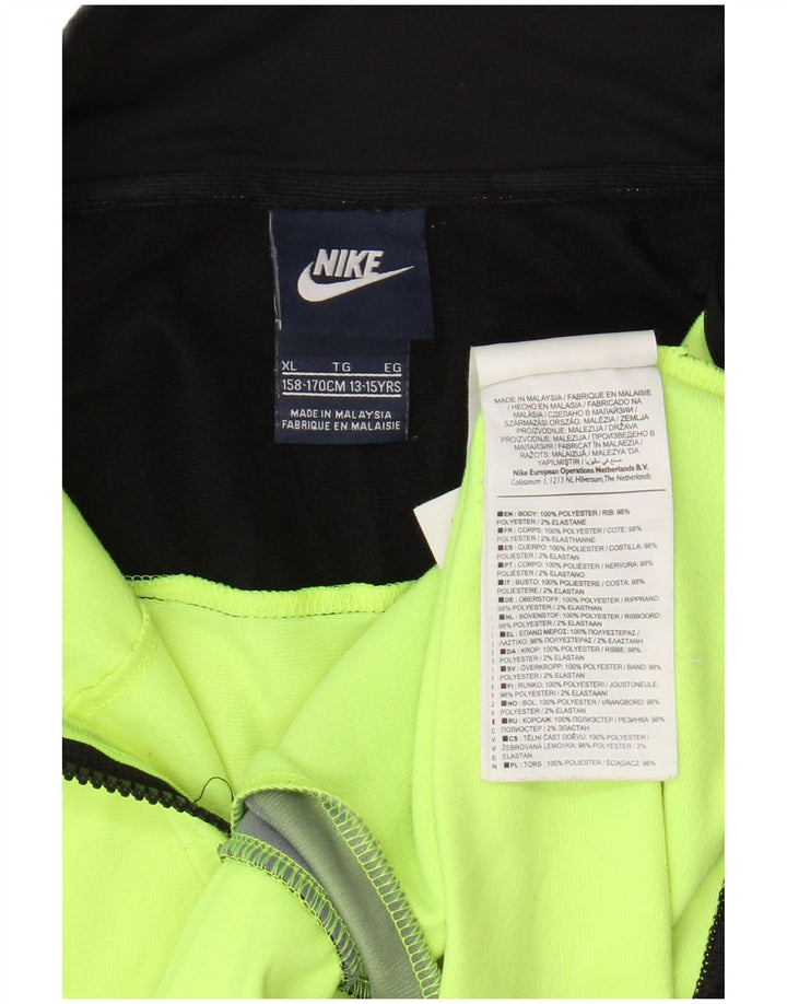 Veste de survêtement Nike Garçon 13-14 ans Vert Colorblock Polyester