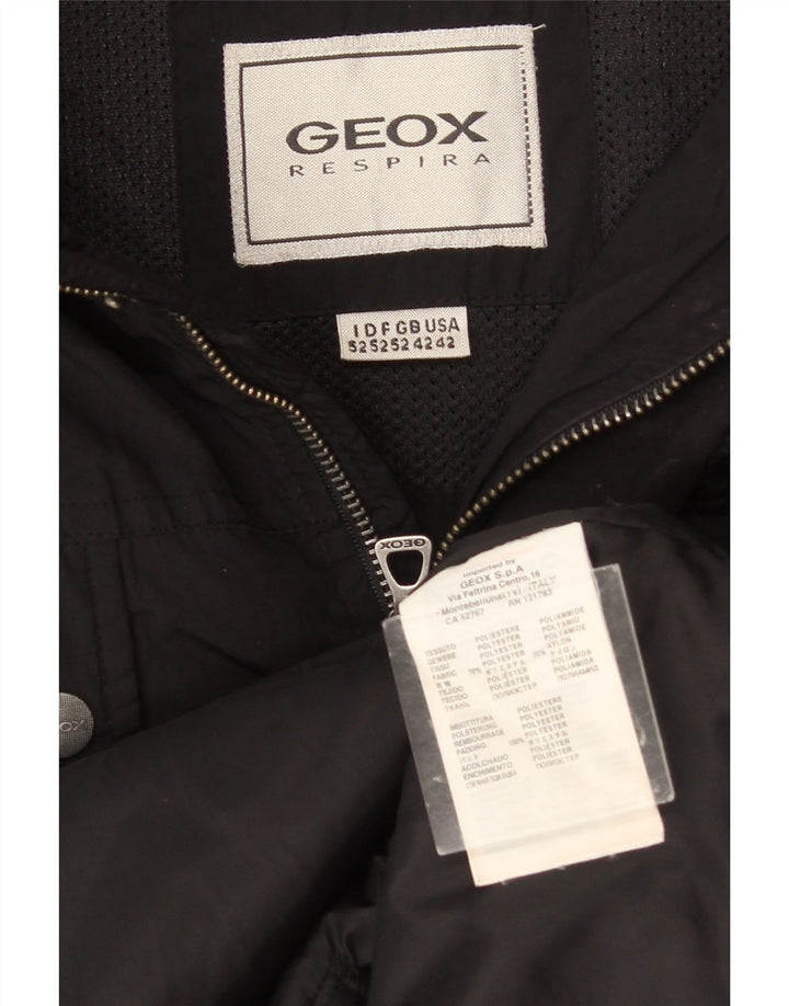 Geox Veste utilitaire pour homme UK 42 XL Noir Polyester