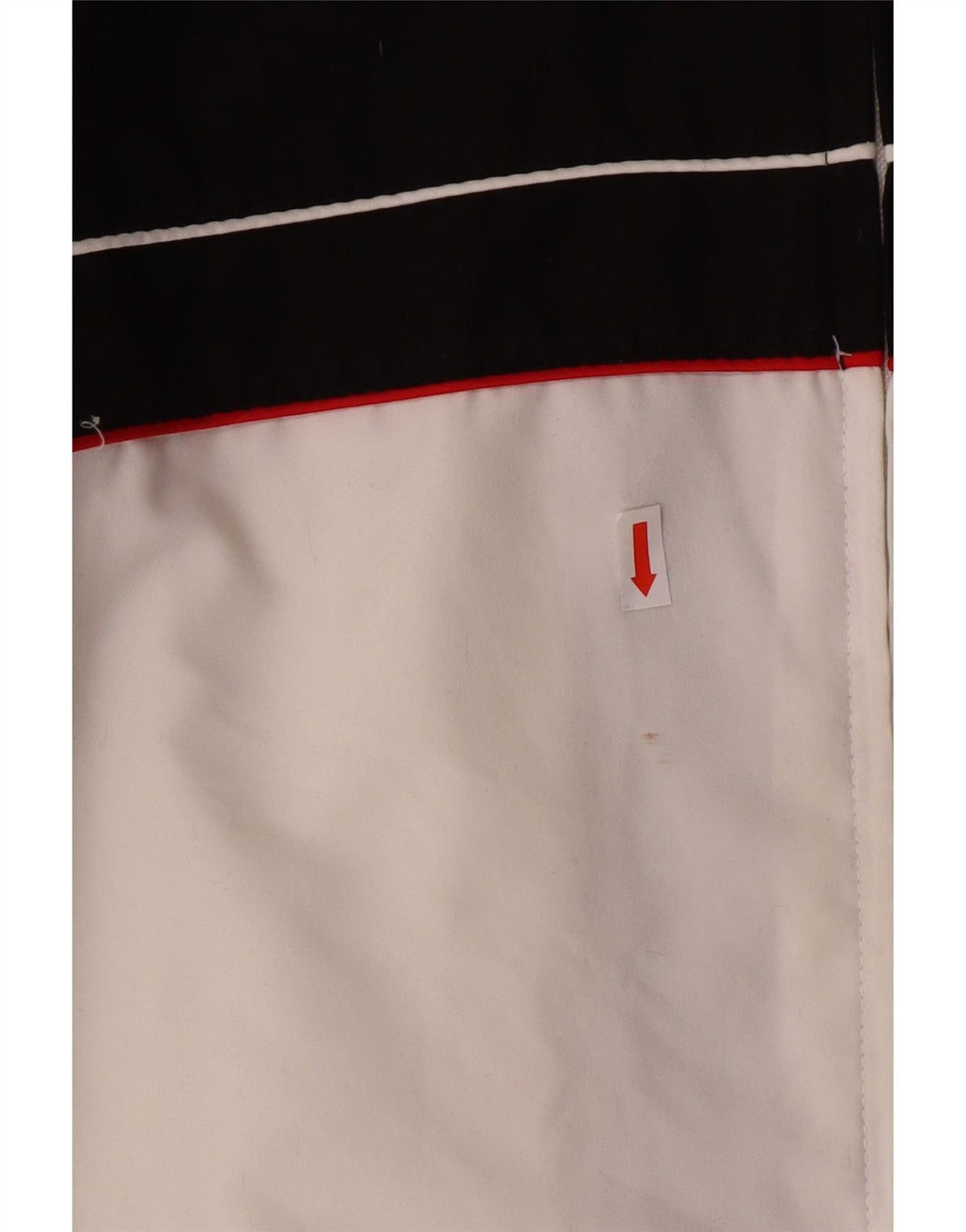 Fila Veste de survêtement pour homme Large en polyester color block blanc cassé