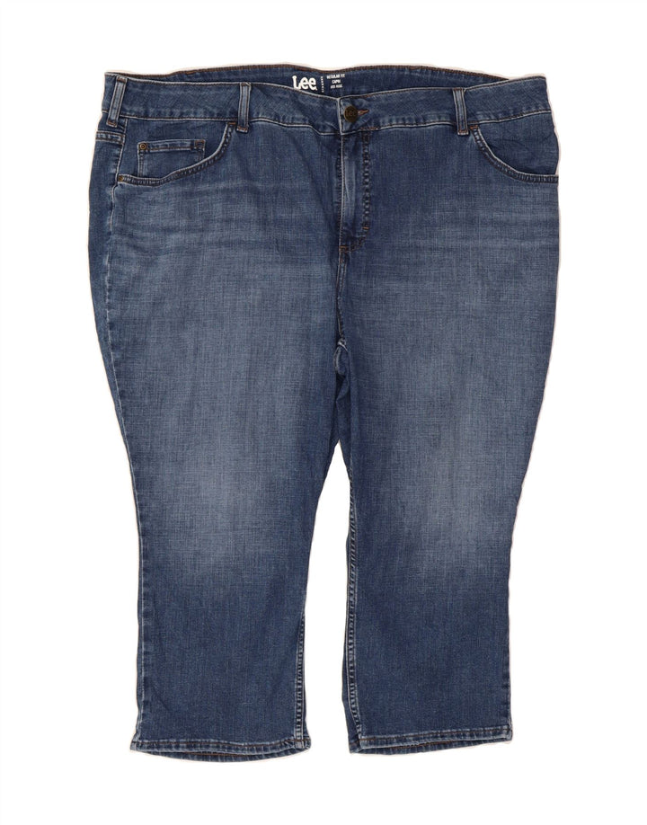 LEE Womens Regular Fit Mid Rise Capri Jeans W26 L21  Blue Cotton Vintage Lee and Second-Hand Lee from Messina Hembry 