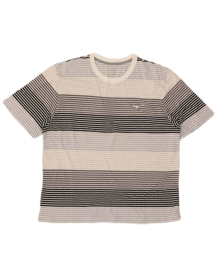 Nike T-Shirt Homme XL Gris Rayé