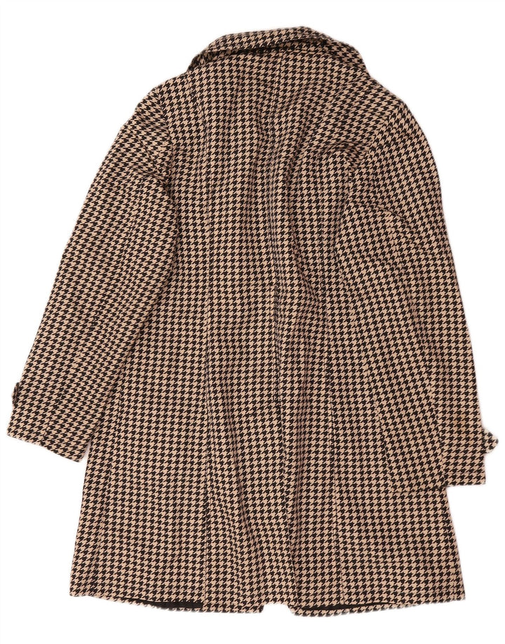 Marks & Spencer Trench-Coat Femme UK 44 Large Beige Pied-de-Poule Polyester