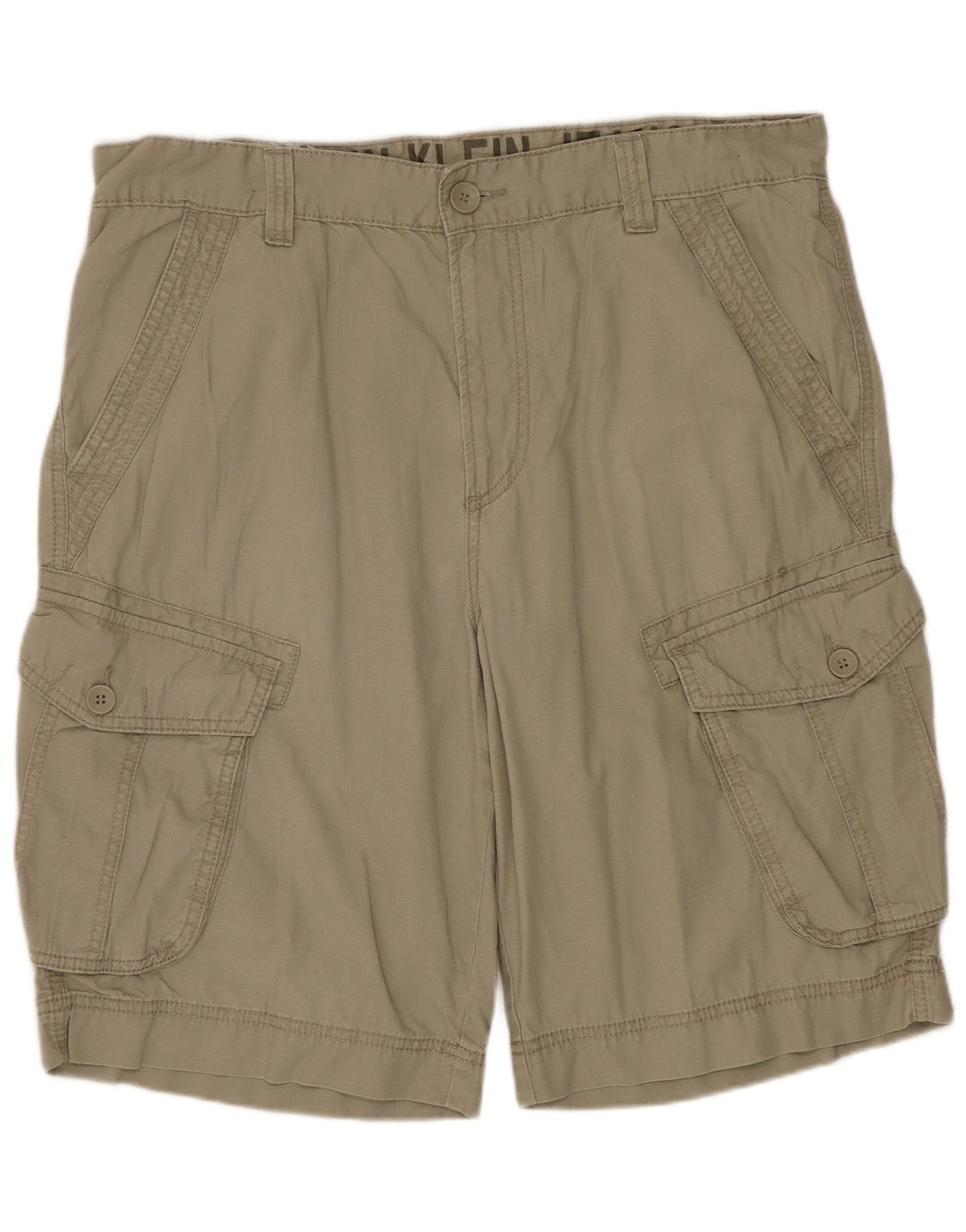 Calvin Klein Short cargo pour homme W34 Grand coton beige