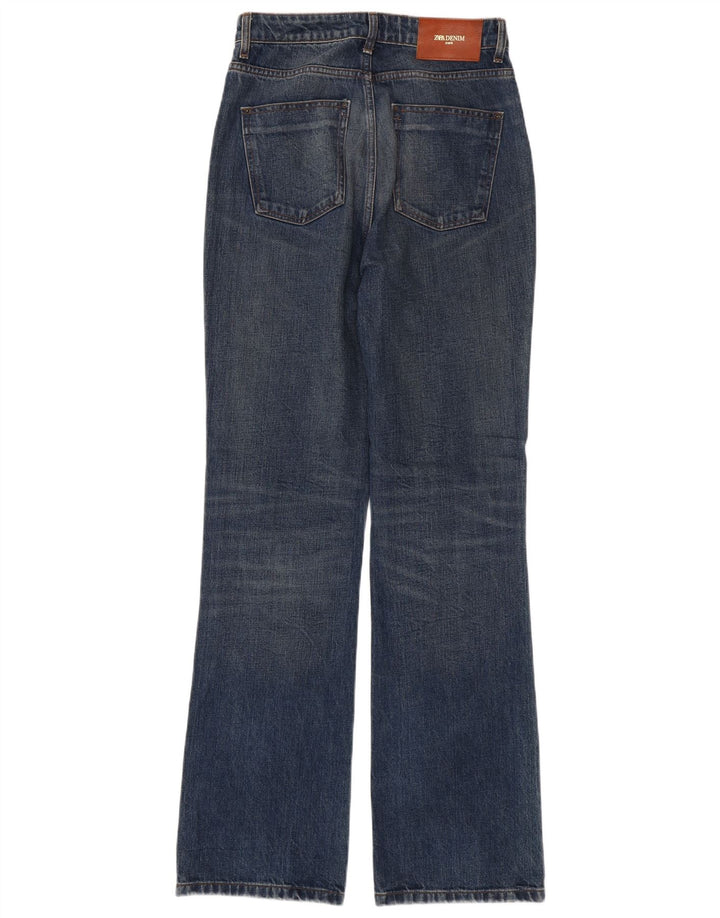Zara Jean Bootcut Femme EU 40 Moyen W30 L35 Bleu
