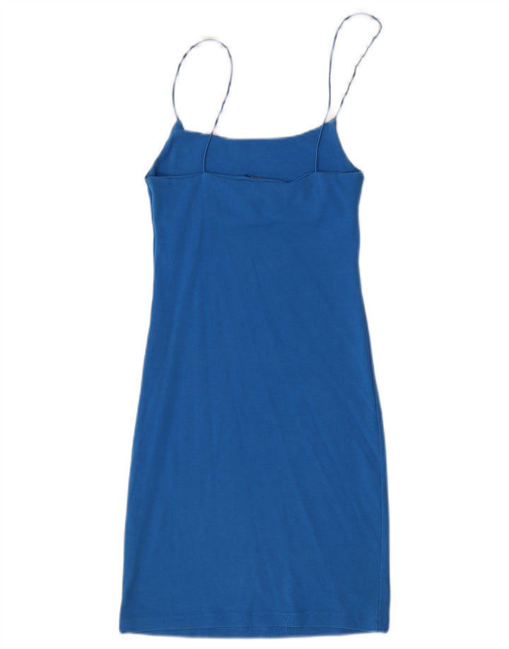 Zara Robe d'été pour femme UK 12 Bleu moyen