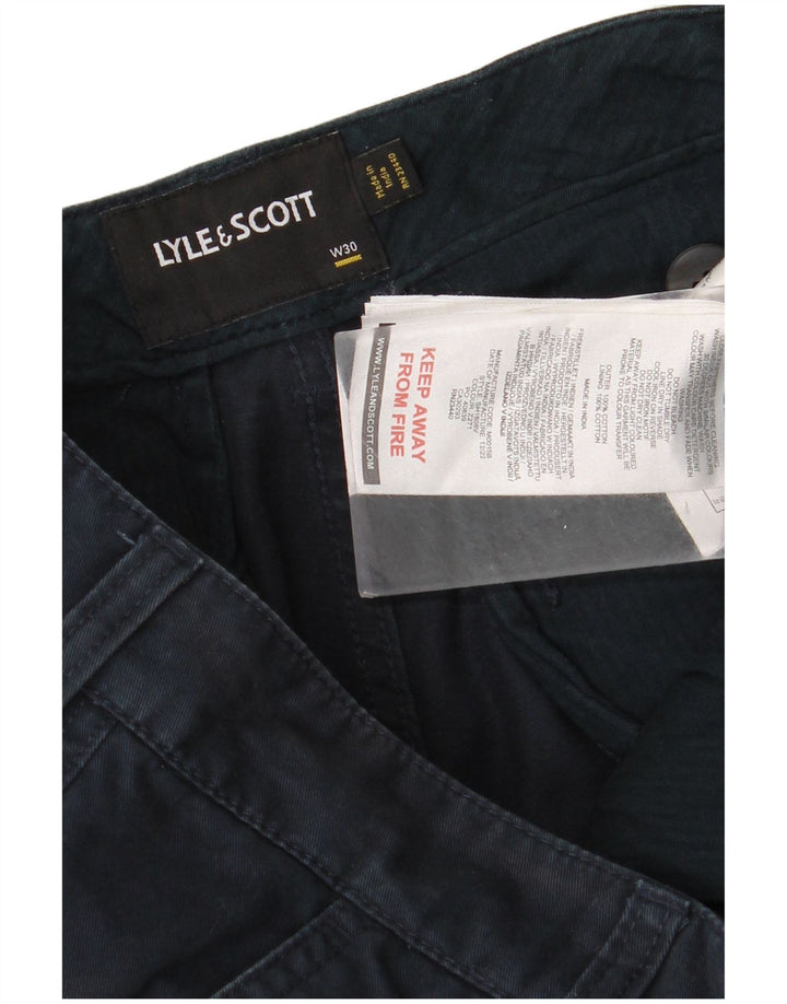 Lyle & Scott Short Cargo W30 Homme Bleu Marine Moyen Coton