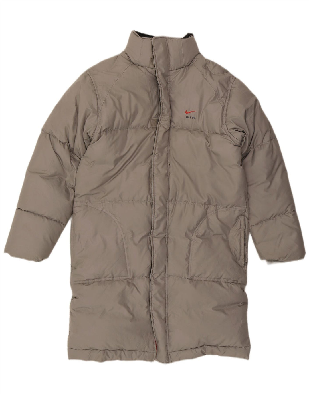 Nike Manteau rembourré pour homme UK 36/38 Petit Gris Polyester