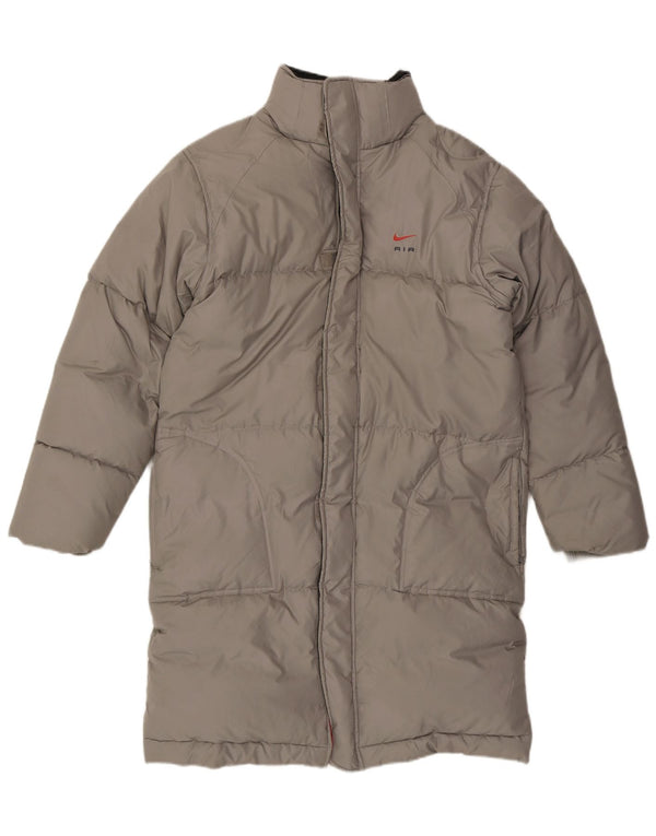 Nike Manteau rembourré pour homme UK 36/38 Petit Gris Polyester