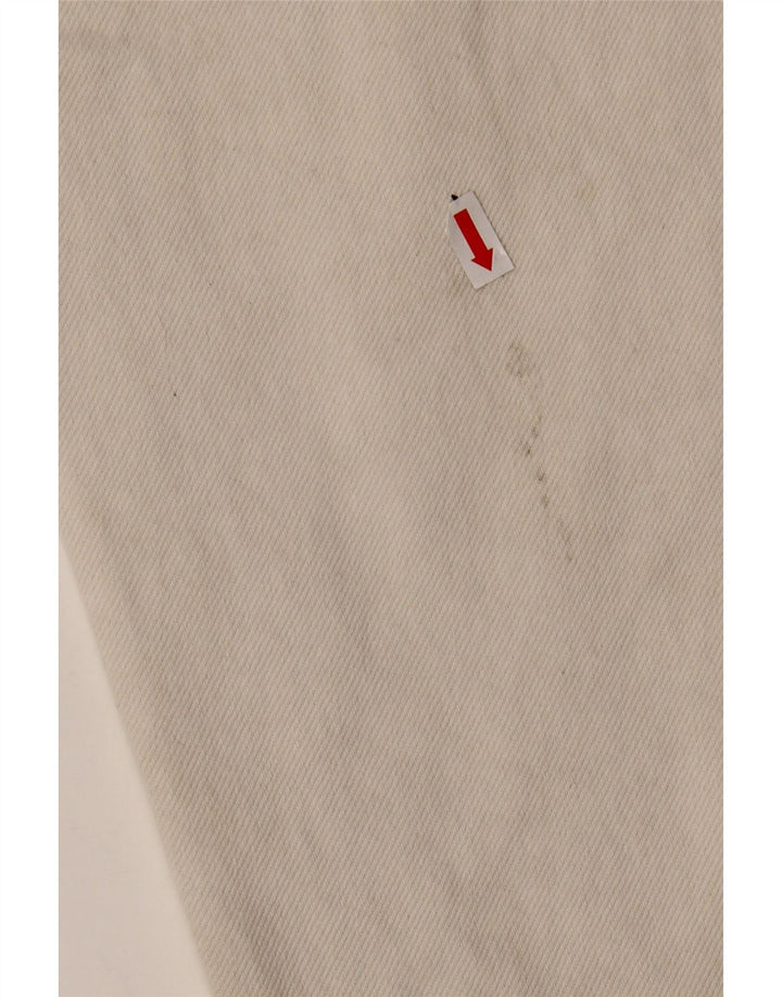 ZARA Jean fuselé taille haute effet vieilli pour fille 13-14 ans W28 L22 Blanc