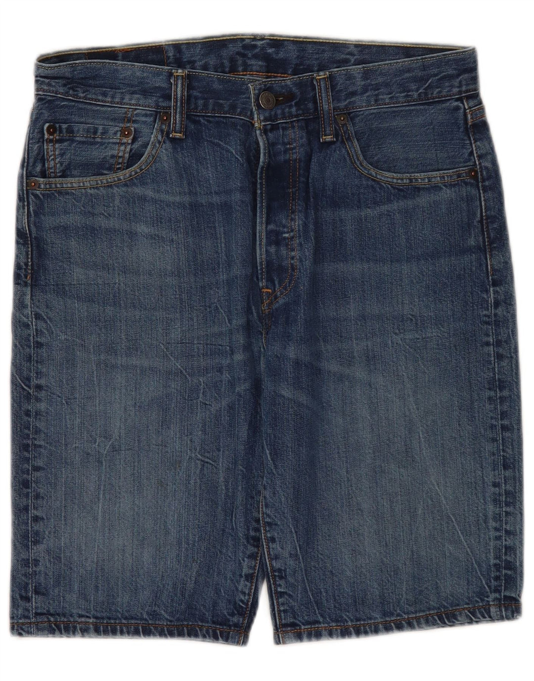 Levi's Short en Jean 501 W30 Homme Bleu Moyen Coton