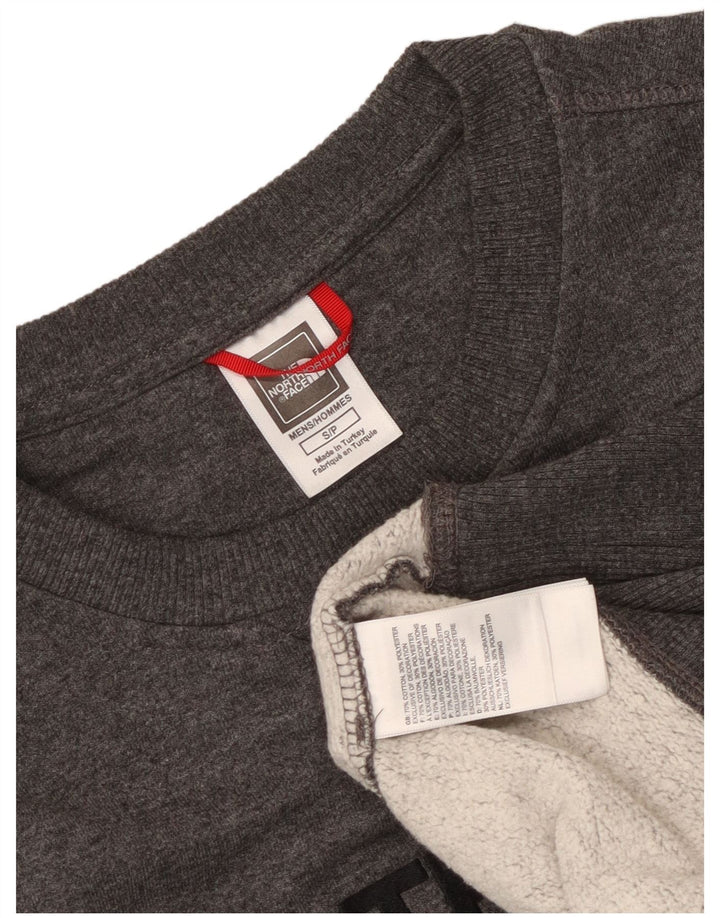 The North Face Sweat-shirt graphique pour homme Petit gris Coton