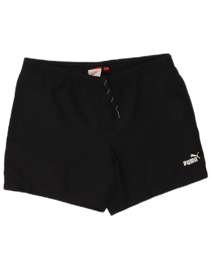 Puma Short de sport homme petit noir polyester
