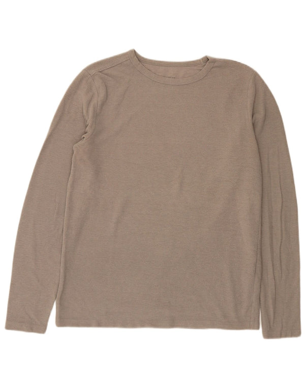 All Saints Haut à manches longues pour hommes en polyester gris moyen
