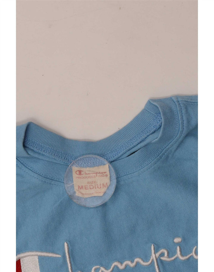 Champion T-Shirt Graphique Homme Bleu Moyen
