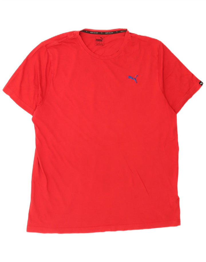 Puma T-Shirt Homme Top 2XL Rouge Coton