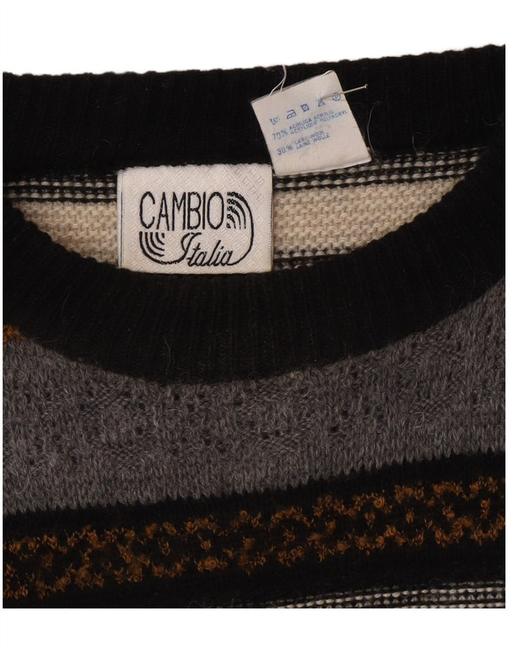 Cambio Pull col rond homme IT 56 2XL rayé multicolore