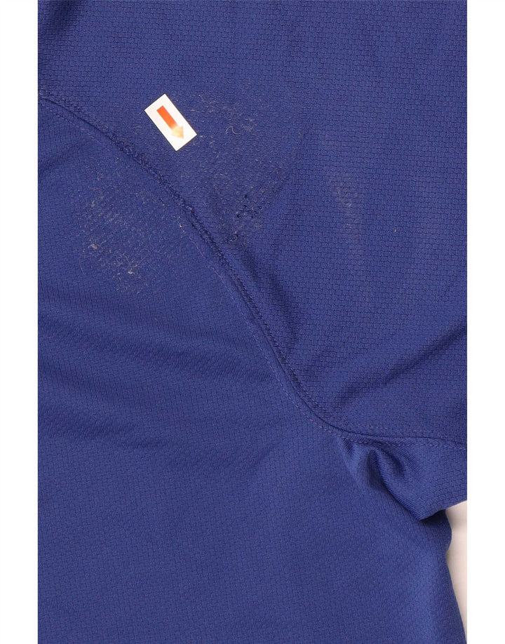 Nike T-shirt pour homme Large Bleu Colorblock
