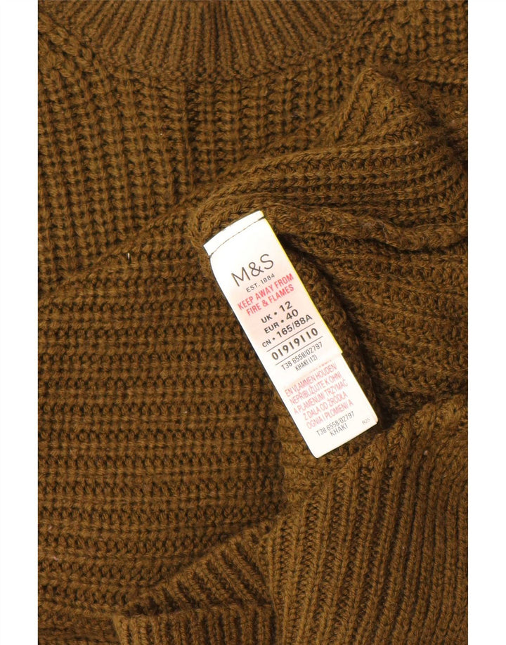 Marks & Spencer Débardeur pour femme UK 12 Medium Kaki Acrylique