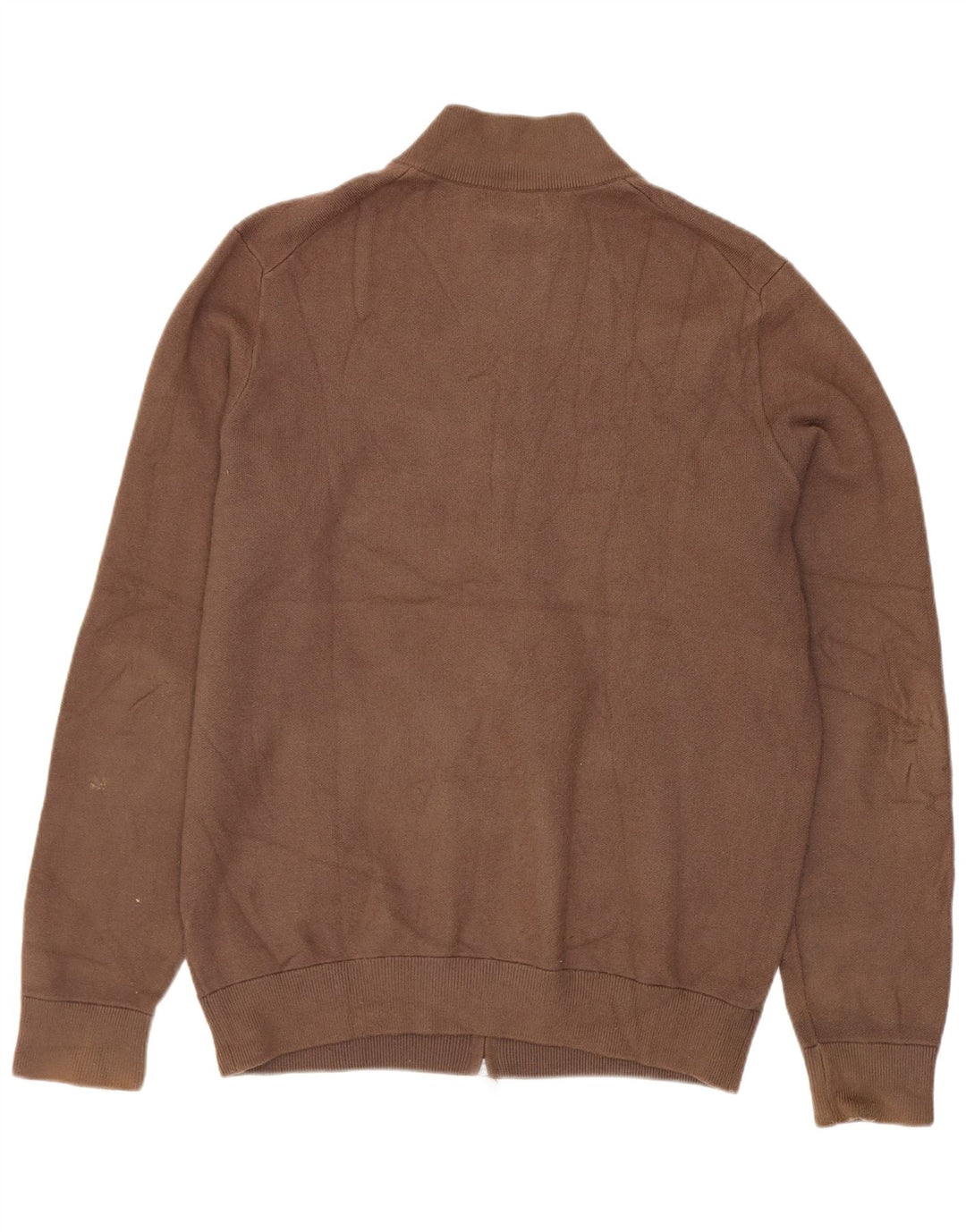 Massimo Dutti Cardigan Homme Pull Large Marron Viscose