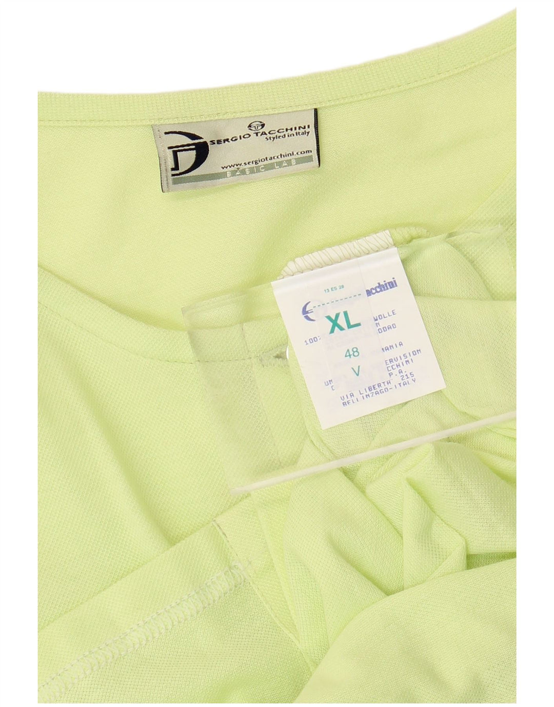 SERGIO TACCHINI Chemisier à manches courtes pour femme IT 48 XL Vert Coton