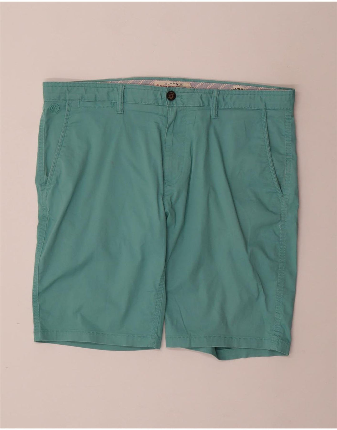 FAT FACE Short Chino Homme W38 XL Coton Turquoise