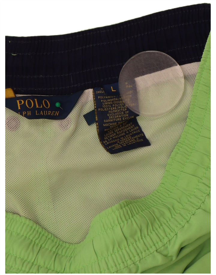 POLO RALPH LAUREN Short de bain homme grand nylon vert