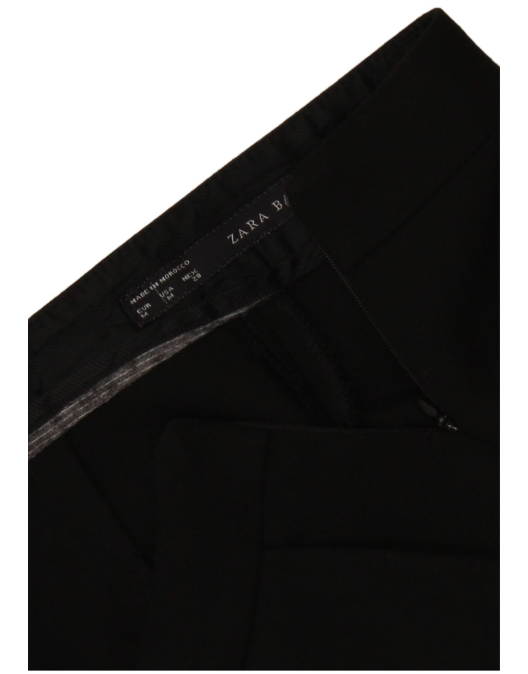 Pantalon chaud Zara Femme Moyen W28 Noir